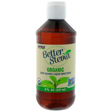 Now Foods, Organic, Better Stevia, Zero-Calorie Liquid Sweetener, 8 fl oz (237 ml)