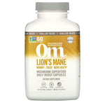 Om Mushrooms, Lion's Mane Mushroom Superfood, 667 mg, 180 Vegetable Capsules - The Supplement Shop