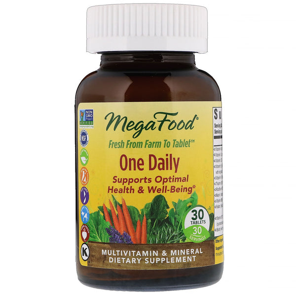MegaFood, One Daily, 30 Tablets - The Supplement Shop
