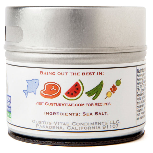 Gustus Vitae, Gourmet Salt, Natural Smoked Sea Salt, 3 oz (84 g) - The Supplement Shop
