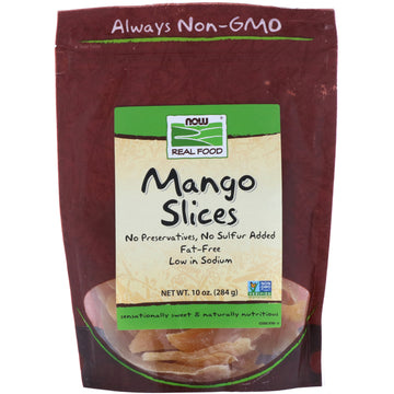 Now Foods, Real Food, Mango Slices, 10 oz (284 g)