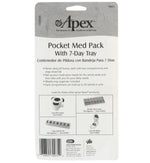 Apex, Pocket Med Pack with 7-Day Tray - The Supplement Shop