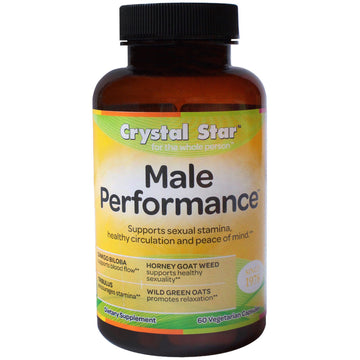 Crystal Star, Male Performance, 60 Vegetarian Capsules