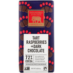 Endangered Species Chocolate, Tart Raspberries + Dark Chocolate Bar, 72% Cocoa, 3 oz (85 g) - The Supplement Shop