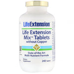 Life Extension, Mix Tablets without Copper, 240 Tablets