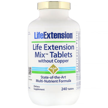 Life Extension, Mix Tablets without Copper, 240 Tablets