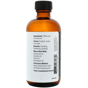 NOW Foods, Essential Oils, Citronella, 4 fl oz (118 ml)