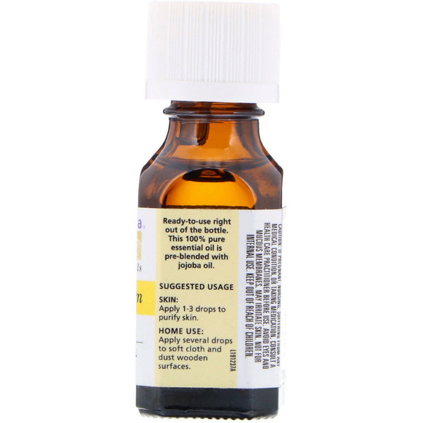 Aura Cacia, Pure Essential Oils, Lemon Balm, Uplifting, .5 fl oz (15 ml) - The Supplement Shop