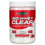 Muscletech, ISO Whey Clear, Ultra-Pure Protein Isolate, Arctic Cherry Blast, 1.10 lbs (503 g) - The Supplement Shop
