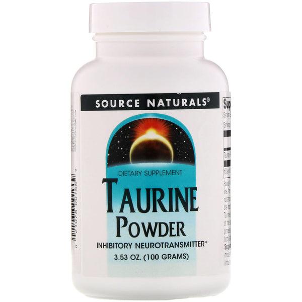 Source Naturals, Taurine Powder, 3.53 oz (100 g) - The Supplement Shop