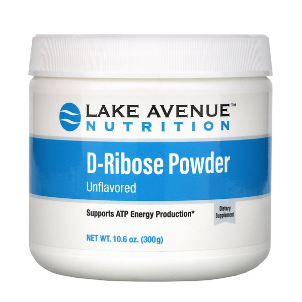 Lake Avenue Nutrition, D-Ribose Powder, Unflavored, 10.6 oz (300 g) - The Supplement Shop