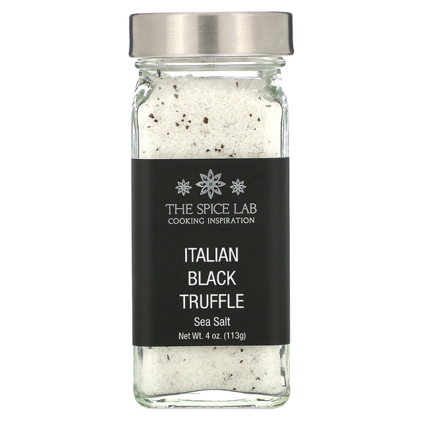 The Spice Lab, Italian Black Truffle Sea Salt, 4 oz (113 g) - The Supplement Shop