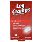 NatraBio, Leg Cramps with Quinine Sulfate, 60 Tablets - The Supplement Shop