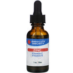 Absolute Nutrition, Immunity, Zinc with Vitamin C & Vitamin B, 1 oz (30 ml) - The Supplement Shop