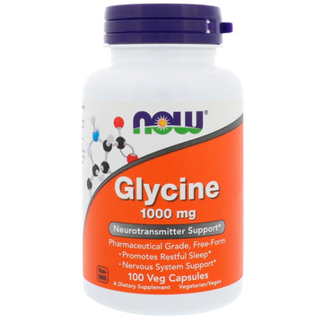 Now Foods, Glycine, 1,000 mg, 100 Veg Capsules