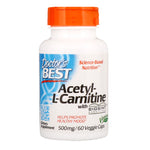 Doctor's Best, Acetyl-L-Carnitine with Biosint Carnitines, 500 mg, 60 Veggie Caps - The Supplement Shop