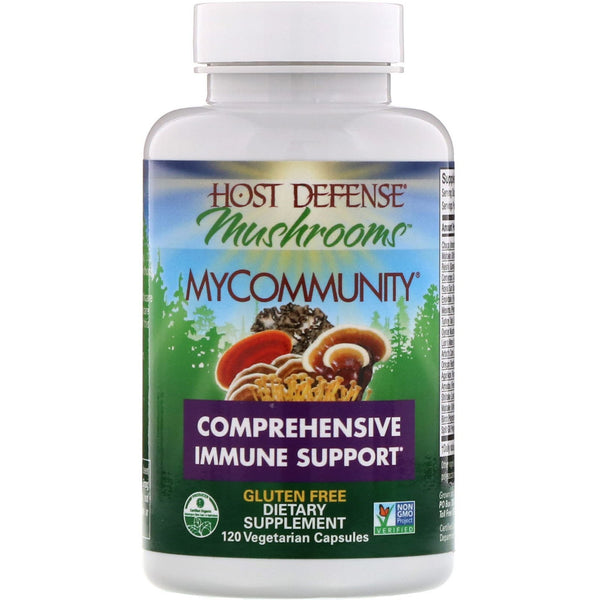 Fungi Perfecti, MyCommunity, Comprehensive Immune Support, 120 Vegetarian Capsule - The Supplement Shop