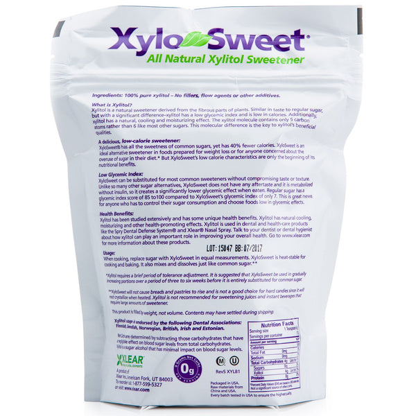 Xlear, XyloSweet, All Natural Xylitol Sweetener, 1 lb (454 g) - The Supplement Shop