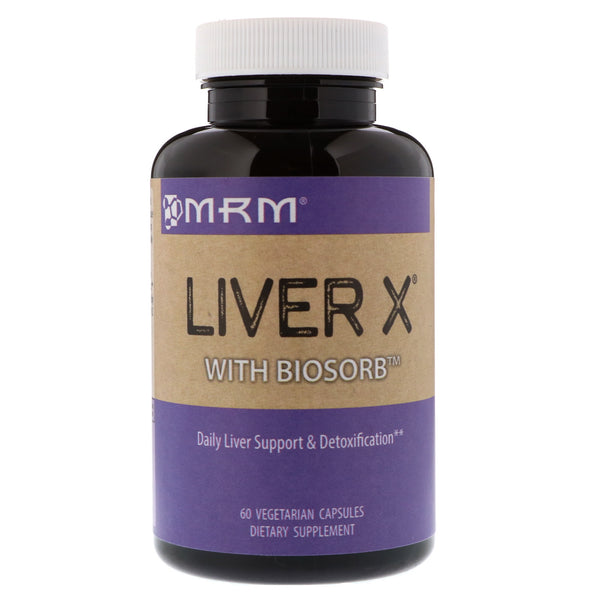 MRM, Liver X with BioSorb, 60 Vegetarian Capsules - The Supplement Shop