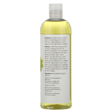 NOW Foods, Solutions, Grapeseed Oil, 16 fl oz (473 ml)