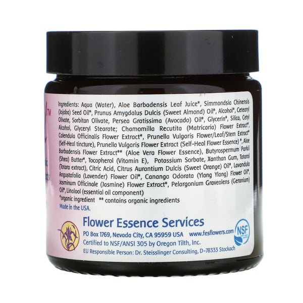 Flower Essence Services, Self Heal Skin Cream, 4 fl oz (118 ml) - The Supplement Shop