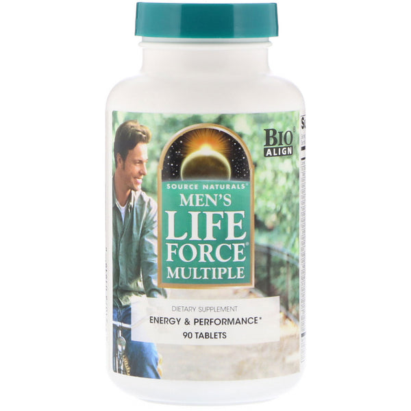 Source Naturals, Men's Life Force Multiple, 90 Tablets - The Supplement Shop