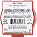 Badger Company, Organic, Foot Balm, Peppermint & Tea Tree, .75 oz (21 g) - The Supplement Shop