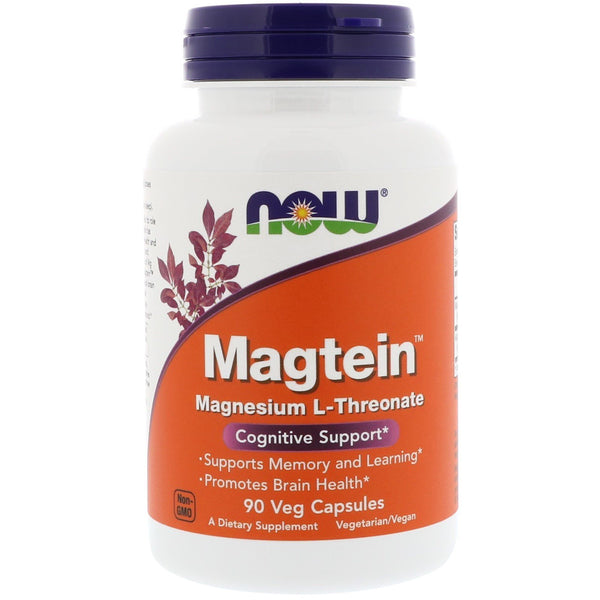 Now Foods, Magtein, Magnesium L-Threonate, 90 Veg Capsules