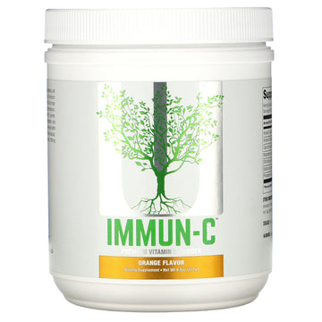 Universal Nutrition, Immun-C, Premium Vitamin C Powder, Orange Flavor, 9.5 oz (271 g)