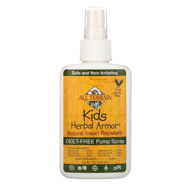 All Terrain, Kids Herbal Armor, Natural Insect Repellent, 4 fl oz (120 ml) - The Supplement Shop