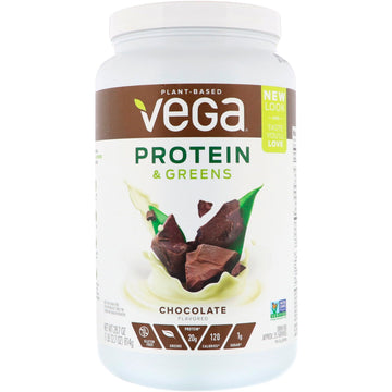 Vega, Protein & Greens, Chocolate Flavored, 1.8 lbs (814 g)