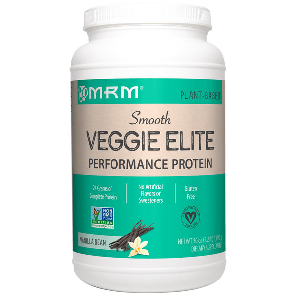 MRM, Smooth Veggie Elite, Performance Protein, Vanilla Bean, 36 oz (1,020 g) - The Supplement Shop