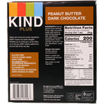 KIND Bars, Kind Plus, Peanut Butter Dark Chocolate Bar, 12 Bars, 1.4 oz (40 g) Each - The Supplement Shop