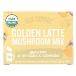 Four Sigmatic, Golden Latte, Mushroom Mix, 10 Packets, 0.21 oz (6 g) Each - The Supplement Shop