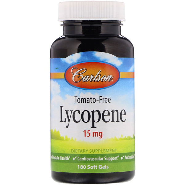 Carlson Labs, Lycopene, 15 mg, 180 Soft Gels - The Supplement Shop