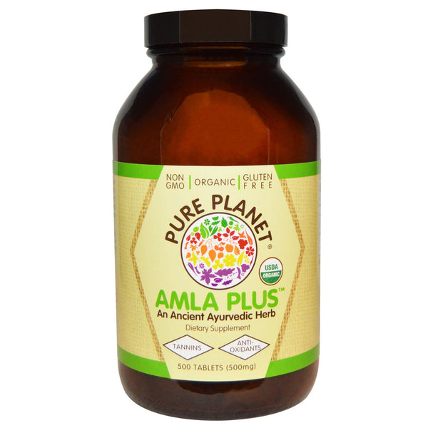 Pure Planet, Amla Plus, 500 mg, 500 Tablets - The Supplement Shop