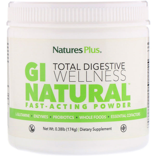 Nature's Plus, GI Natural Fast-Acting Powder, 0.38 lb (174 g) - The Supplement Shop