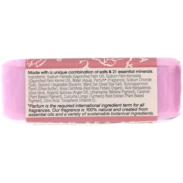 One with Nature, Dead Sea Mineral Soap Bar, Rose Petal, 7 oz (198 g)