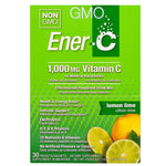Ener-C, Vitamin C, Effervescent Powdered Drink Mix, Lemon Lime, 30 Packets, 10.1 oz. (285.6 g) - The Supplement Shop