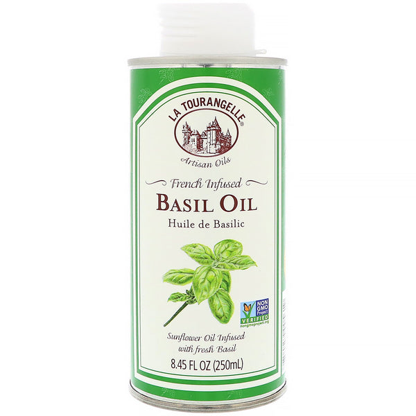 La Tourangelle, French Infused Basil Oil, 8.45 fl oz (250 ml) - The Supplement Shop