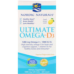 Nordic Naturals, Ultimate Omega-D3, Lemon, 1000 mg, 60 Soft Gels - The Supplement Shop