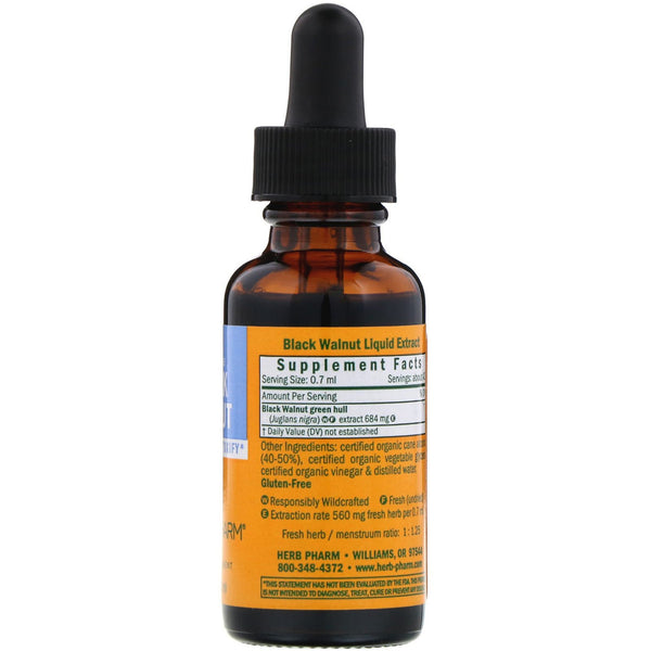 Herb Pharm, Black Walnut, 1 fl oz (30 ml) - The Supplement Shop