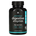 Sports Research, Digestive Enzymes, Plant-Based, 90 Veggie Capsules - The Supplement Shop