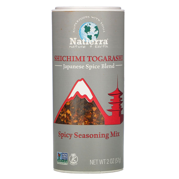 Natierra, Shichimi Togarashi Japanese Spice Blend, 2 oz (57 g) - The Supplement Shop