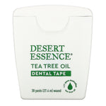 Desert Essence, Tea Tree Oil Dental Tape, Waxed, 30 Yds (27.4 m) - The Supplement Shop