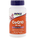Now Foods, CoQ10, 30 mg, 120 Veg Capsules - The Supplement Shop