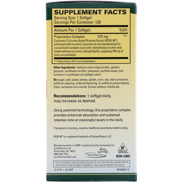Terry Naturally, CuraMed, 375 mg, 120 Softgels