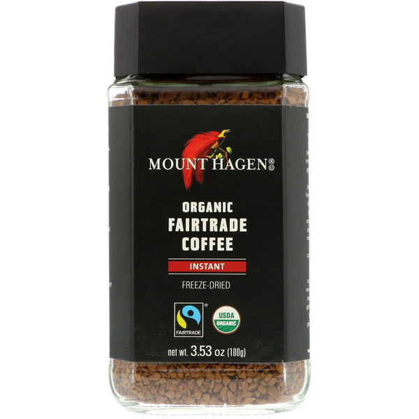 Mount Hagen, Organic Fairtrade Coffee, Instant, 3.53 oz (100 g) - The Supplement Shop