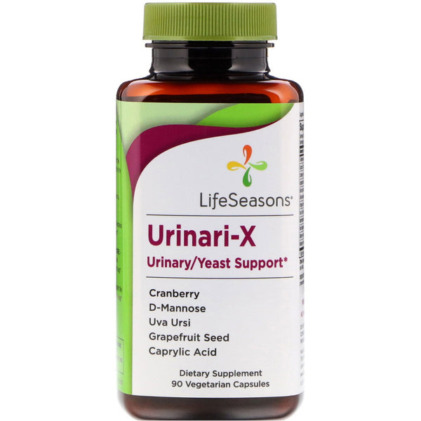 LifeSeasons, Urinari-X Urinary/Yeast Support, 90 Vegetarian Capsules - The Supplement Shop