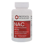 Protocol for Life Balance, NAC N-Acetyl-Cysteine, 600 mg, 100 Veg Capsules - The Supplement Shop
